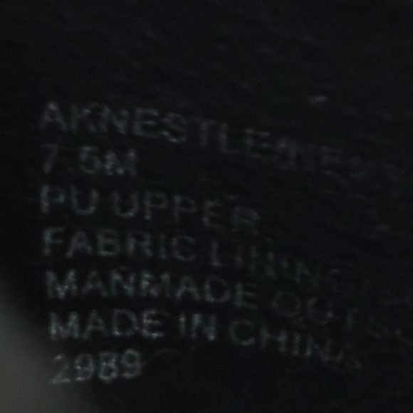 Anne Klein Black Loafers with Gold Detail with Logo size 7.5 - Picture 12 of 12